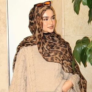 Leopard Print Scarf